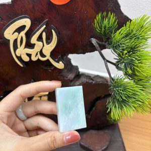 Alternative view of PK078 - Vòng mặt vô sự bài màu xuân tài chủng nếp hóa kích thước 45x30x6.8 mm