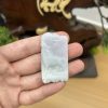 PK039 - Vòng mặt sói màu trắng xanh chủng nếp hóa kích thước 48x25x5.6 mm