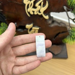 PK067 - Vòng mặt vô sự bài màu xuân tài chủng nếp mịn kích thước 39x15x10 mm